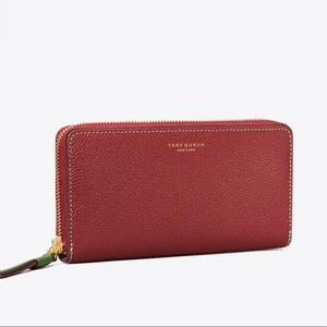 Tory Burch Perry Color Block Zip Wallet